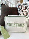 Toiletries - Green Canvas XL Bag