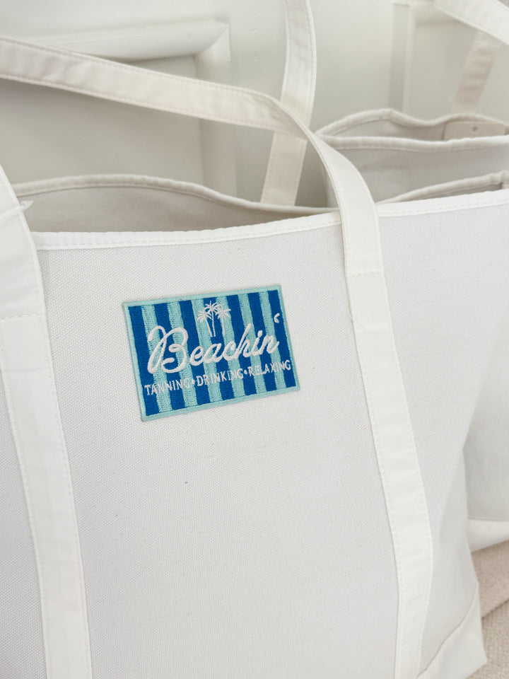 Custom Canvas Tote w/ Patch