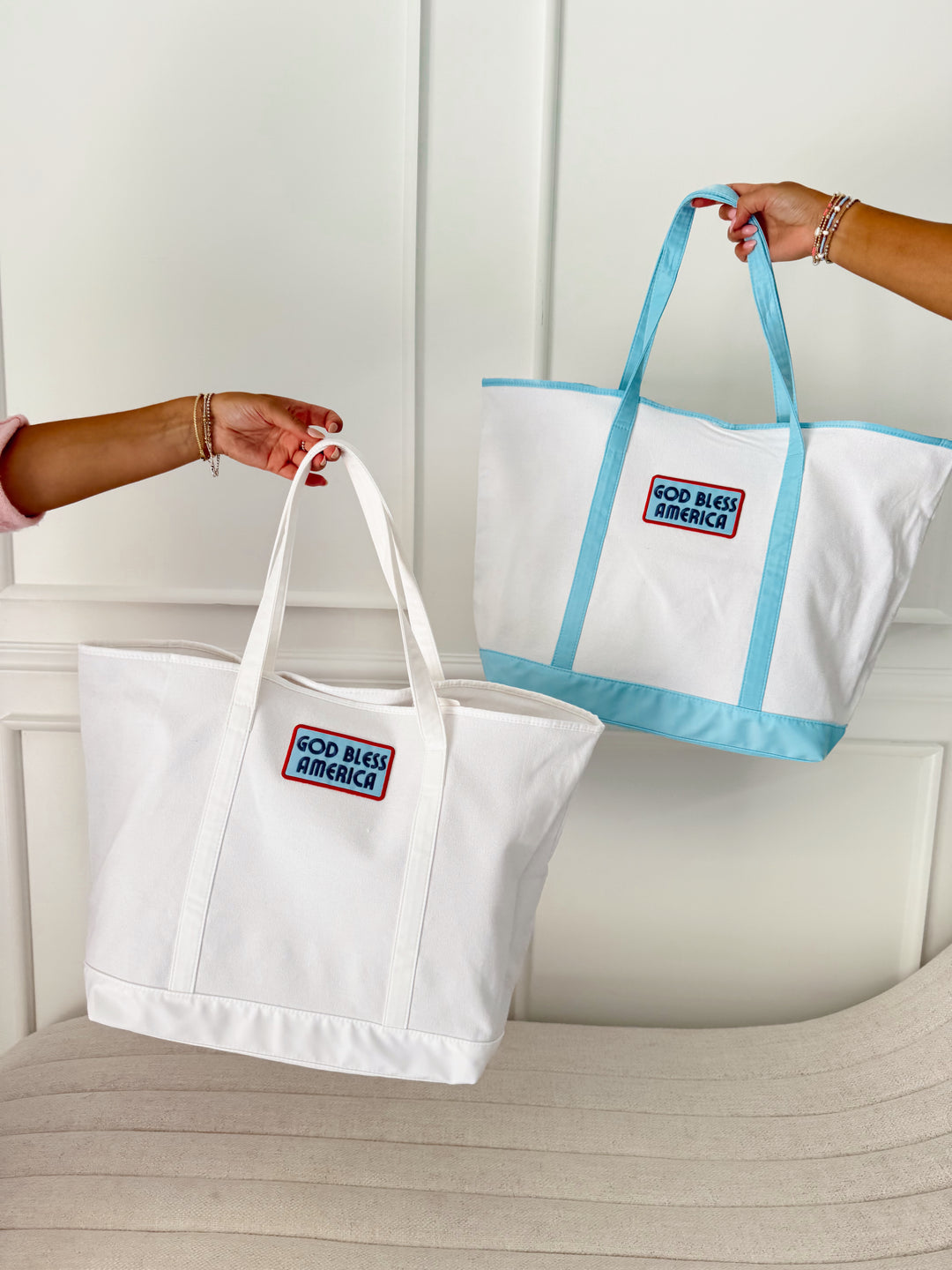 Custom Canvas Tote w/ Patch
