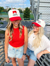 Gameday Tailgate Club - Red Vintage Trucker Hat