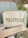 Toiletries - Green Canvas XL Bag