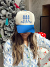 Making Spirits Bright - Blue Vintage Trucker Hat