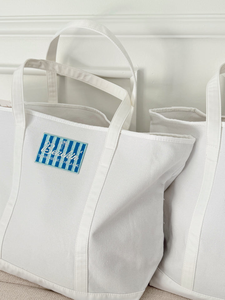 Custom Canvas Tote w/ Patch