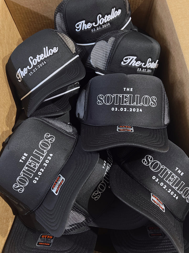 Custom Trucker Hat - Bulk (25+) For Weddings / Events