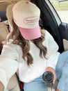 Literally Just a Girl - Mauve Vintage Trucker Hat