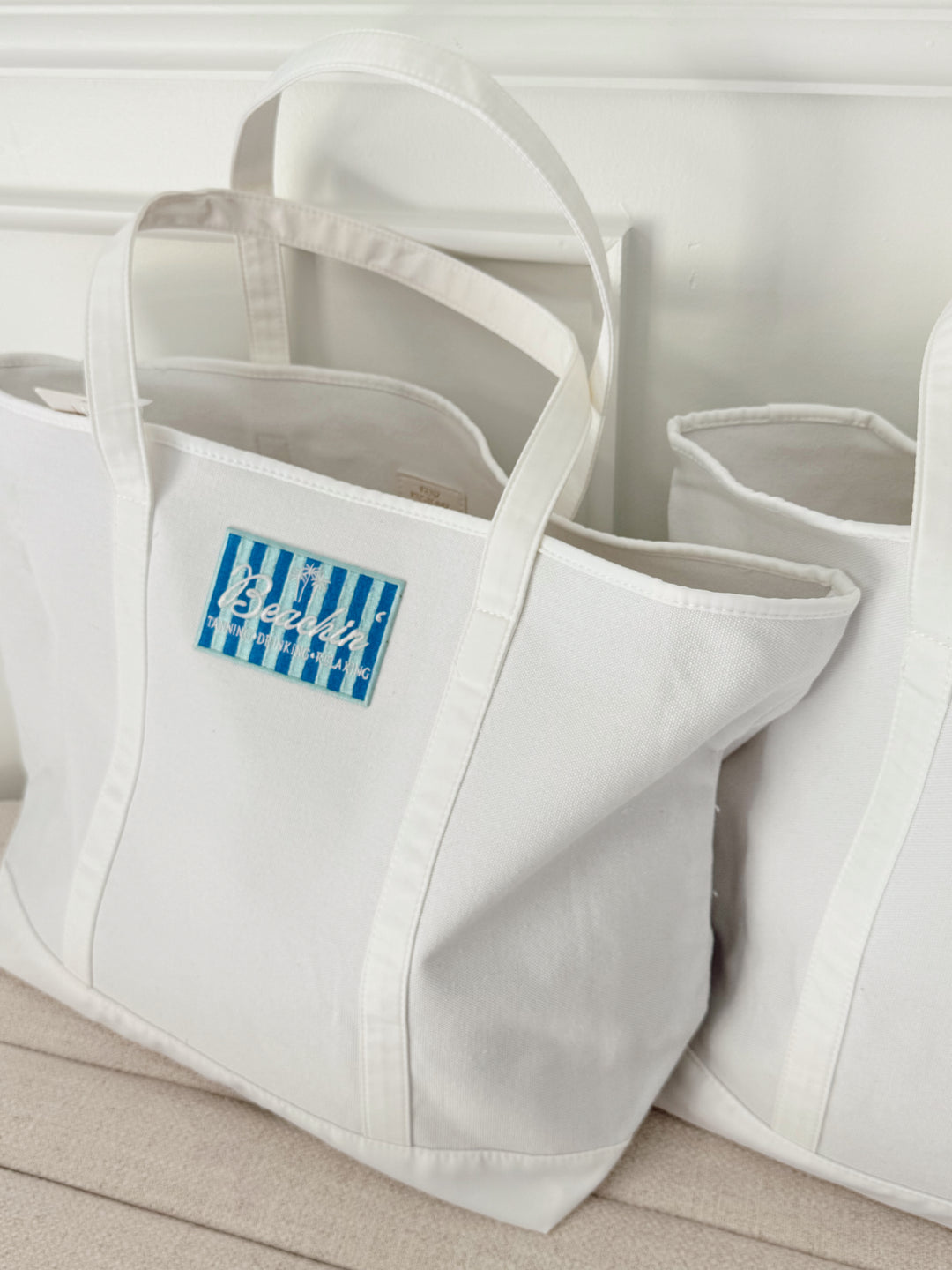 Custom Canvas Tote w/ Patch