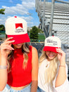 Gameday Tailgate Club - Red Vintage Trucker Hat