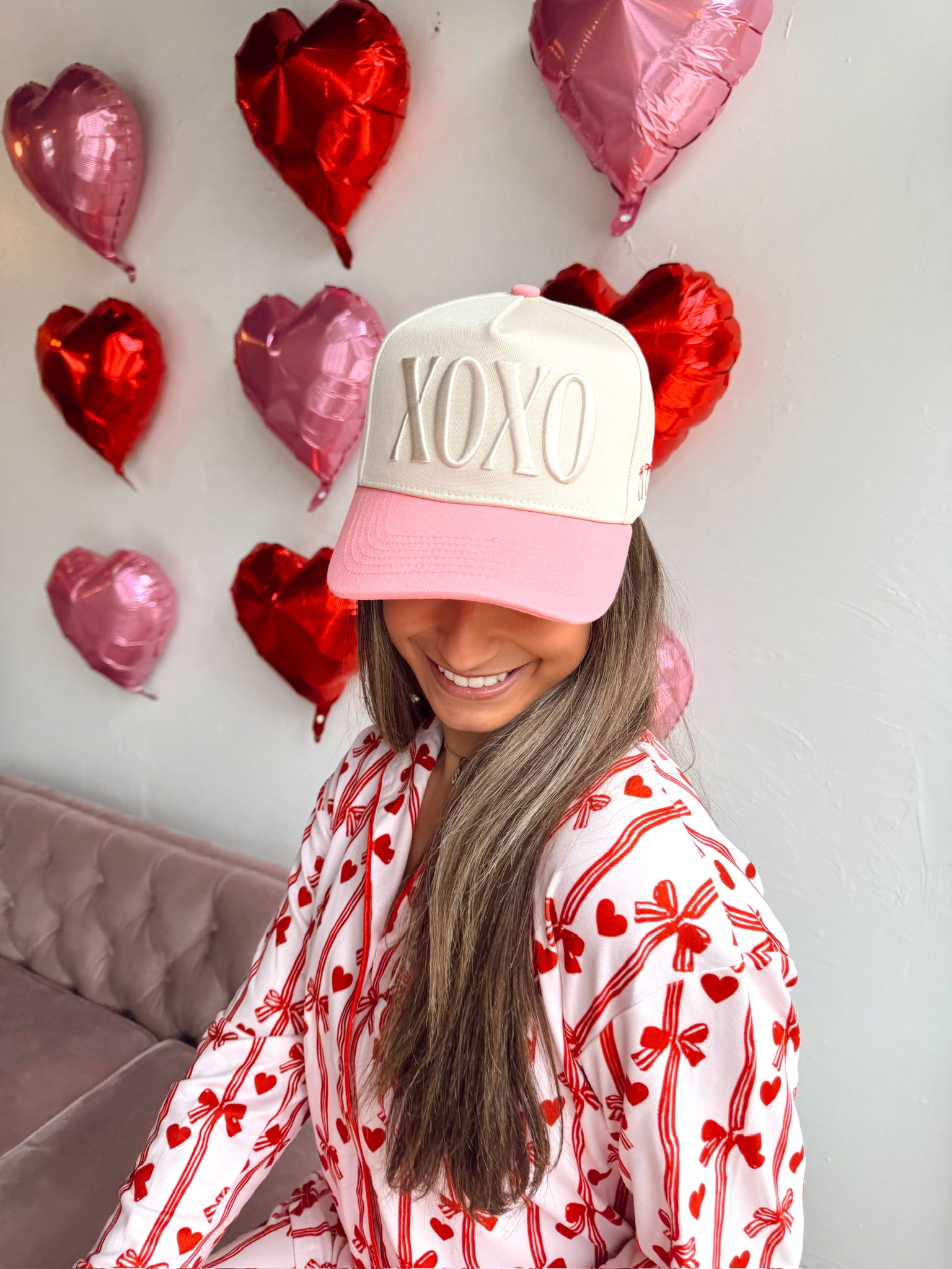 XOXO - Pink Vintage Hat – KenzKustomz