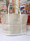 Canvas Boat Tote - Embroidered