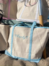 Canvas Boat Tote - Embroidered