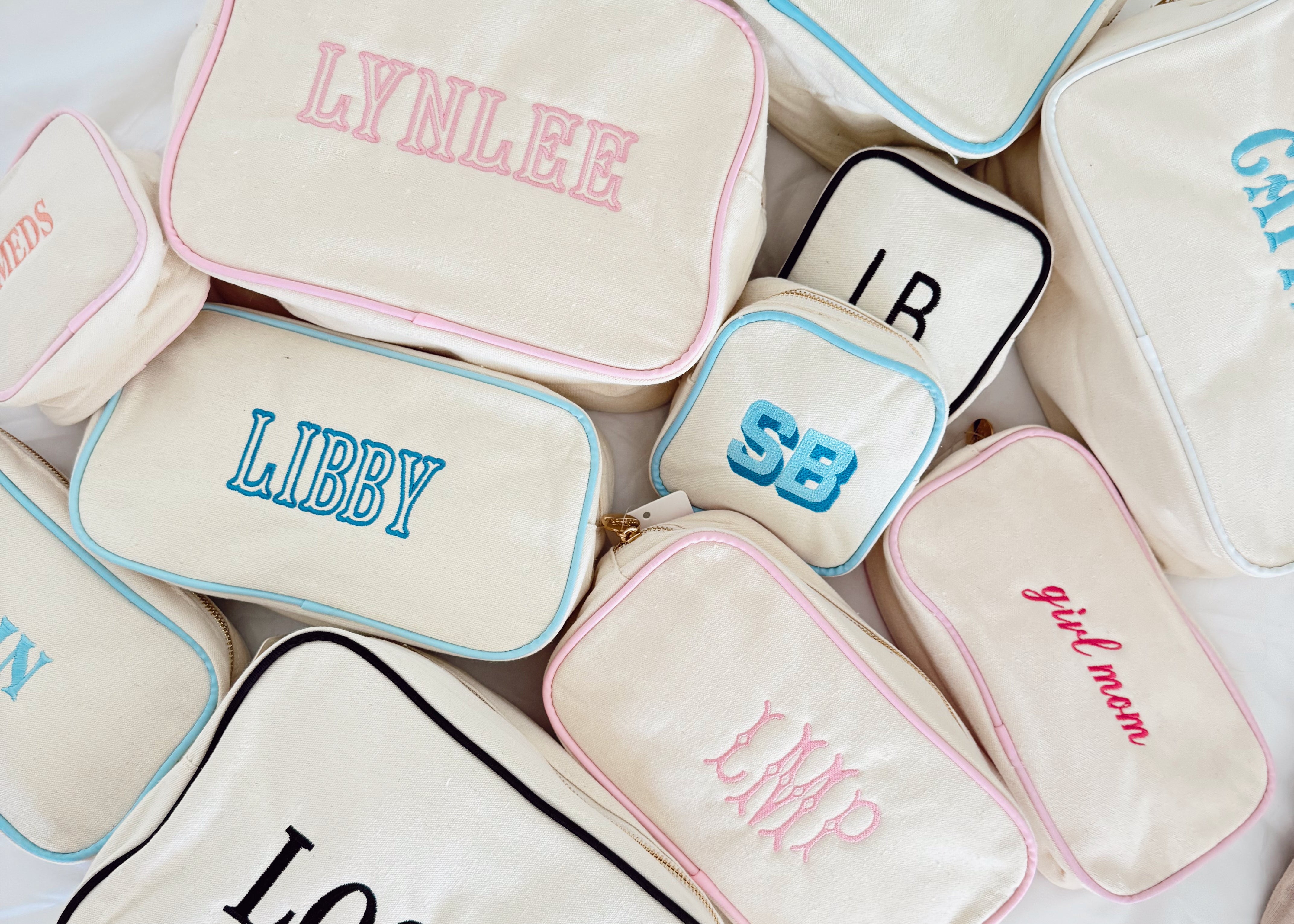 Canvas Makeup Bag Collection – KenzKustomz