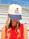 I Heart Touchdowns - Navy Vintage Trucker Hat