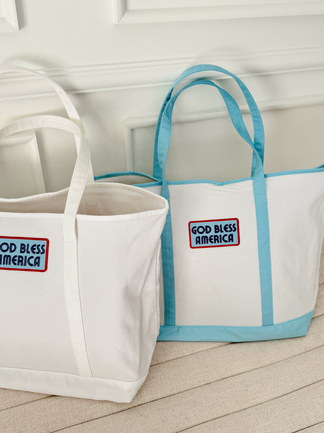 Custom Canvas Tote w/ Patch