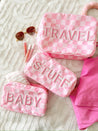 Baby Medium Bag - Pink Checkered