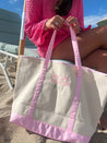 Canvas Boat Tote - Embroidered