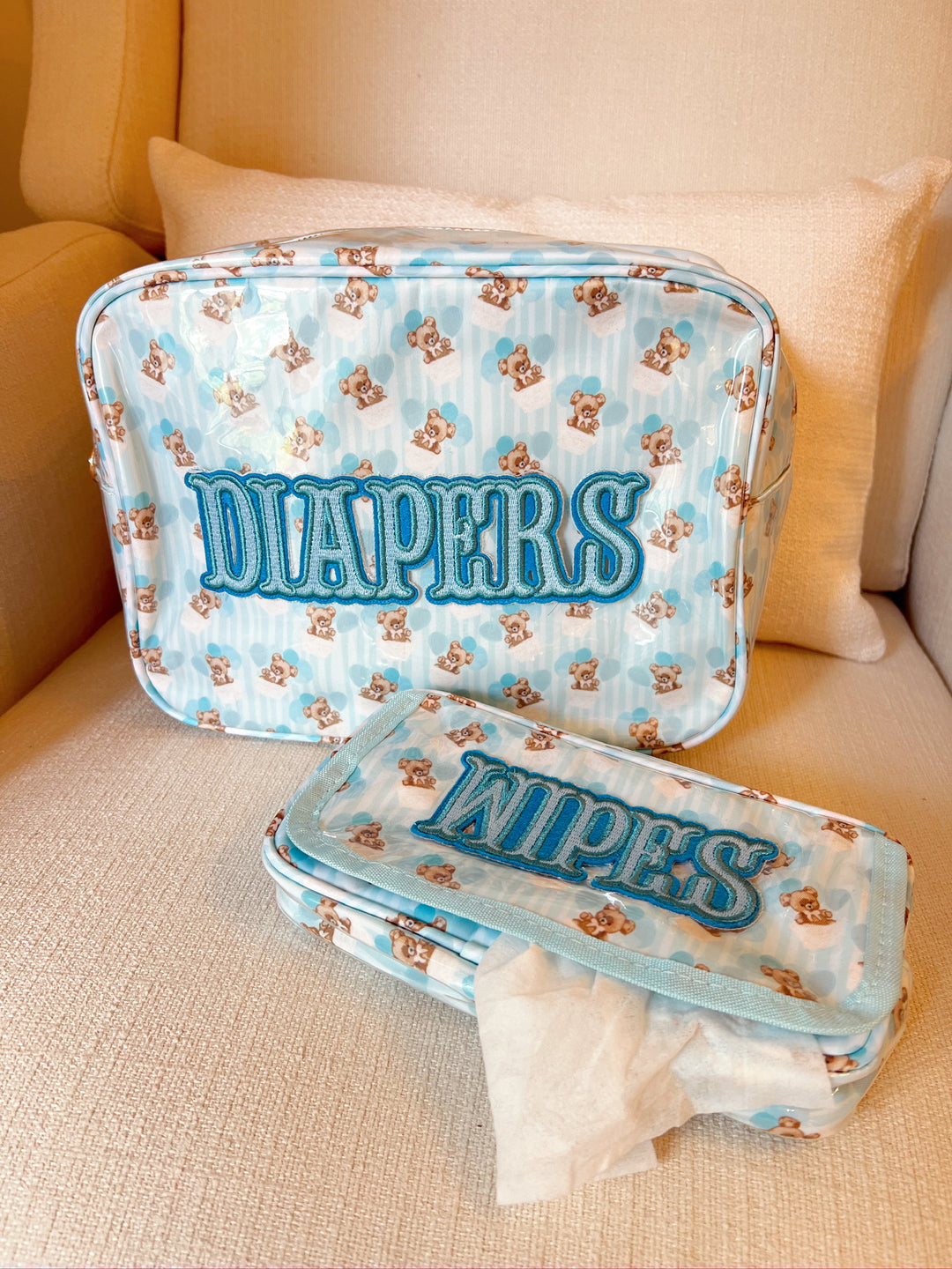 Diapers + Wipes Clear Coat Bundle Tan