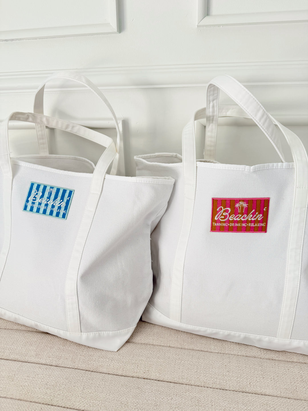 Custom Canvas Tote w/ Patch