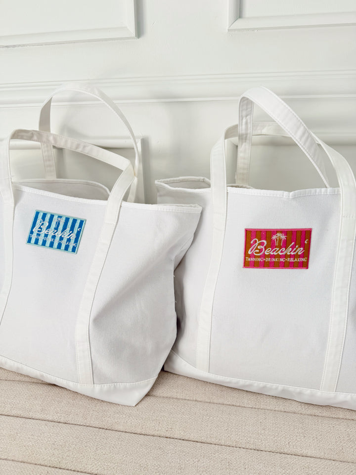 Custom Canvas Tote w/ Patch