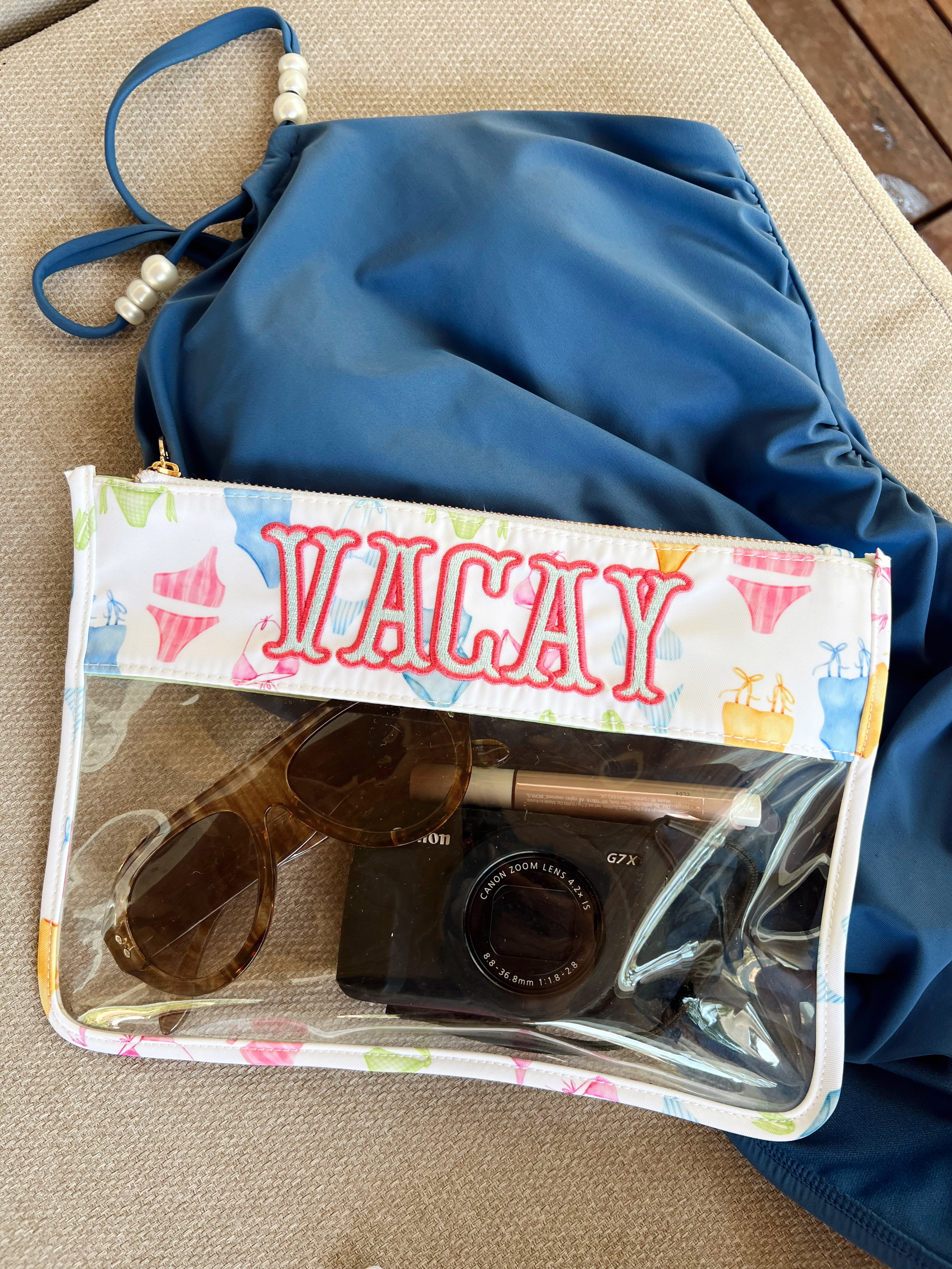 Vacay - Bikinis Clear Pouch - Thumbnail 2