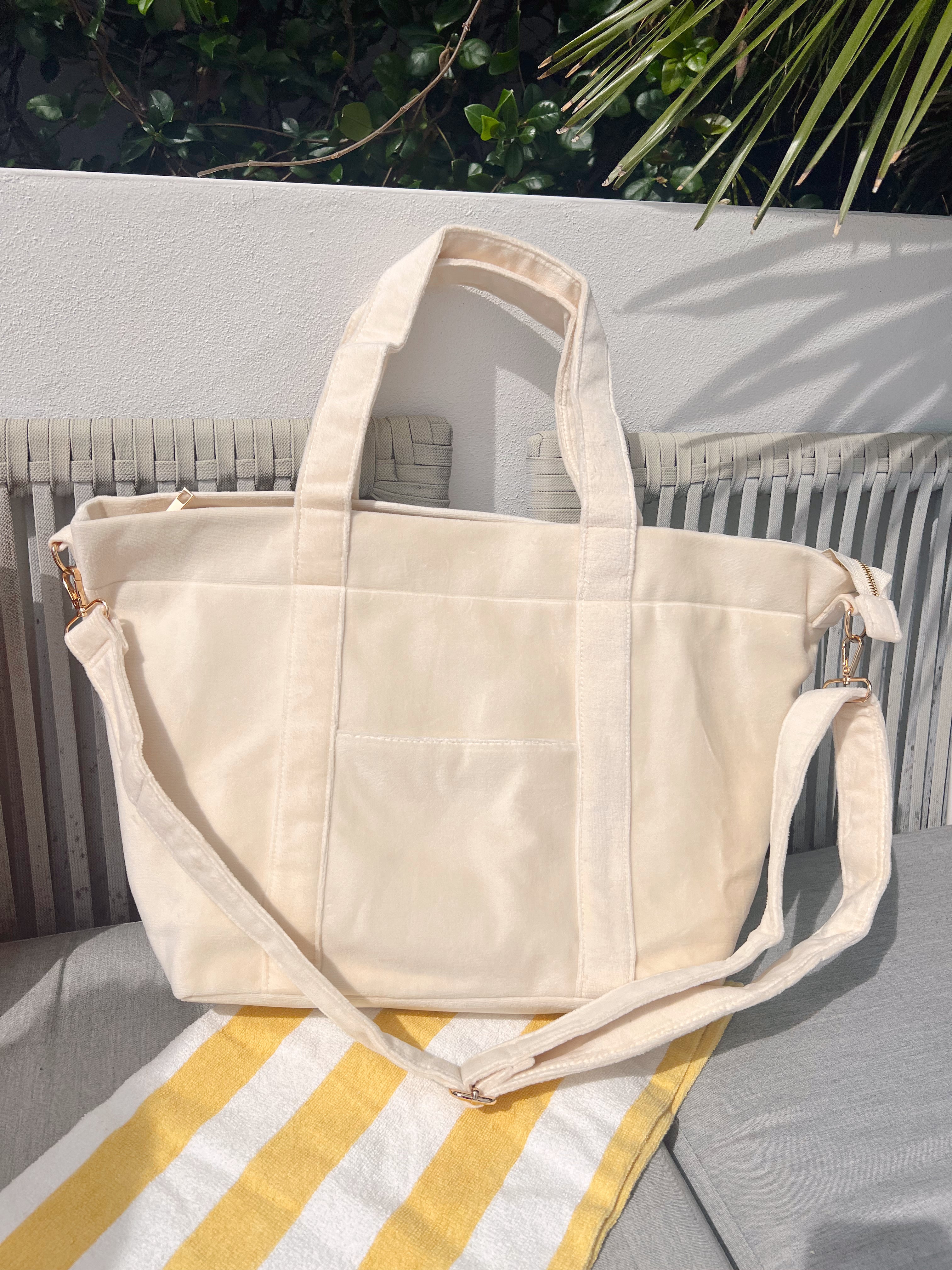 【AAKE】SUMMER STRIPE TERRY BAG (3color!) Striped Terry Summer Tote | Anthropologie