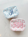 Pink + Blue Toile - Custom Jewelry Case