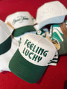 Feeling Lucky - Green Vintage Trucker Hat