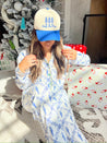 Making Spirits Bright - Blue Vintage Trucker Hat