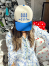 Making Spirits Bright - Blue Vintage Trucker Hat