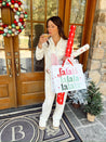 White Prosecco Pajama Set