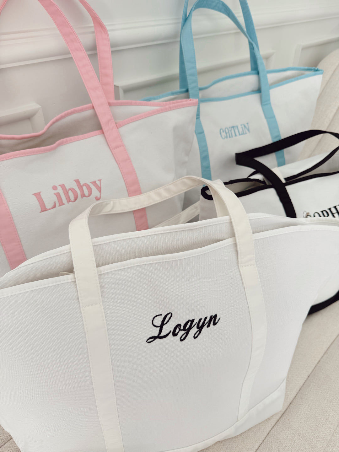 Canvas Tote - Embroidered