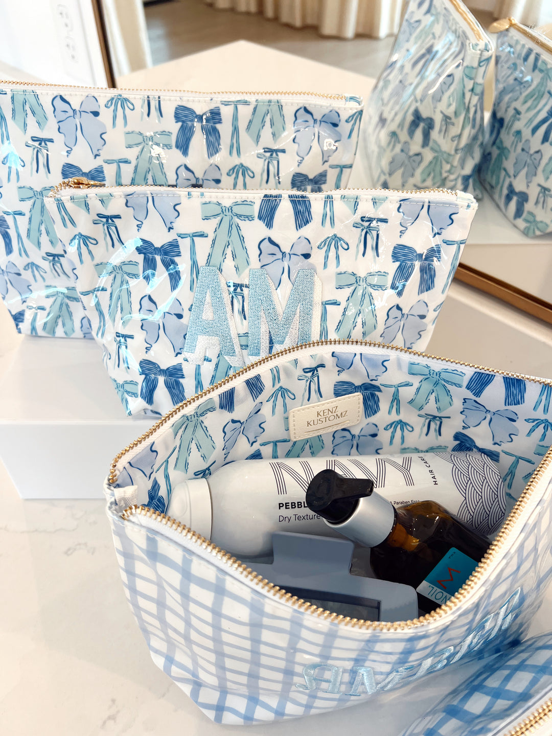 Clear Coat Toiletry Bags
