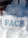 Face - Sherpa + Denim Large Makeup Bag