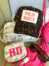 Palm Beach - Leopard Vintage Trucker Hat