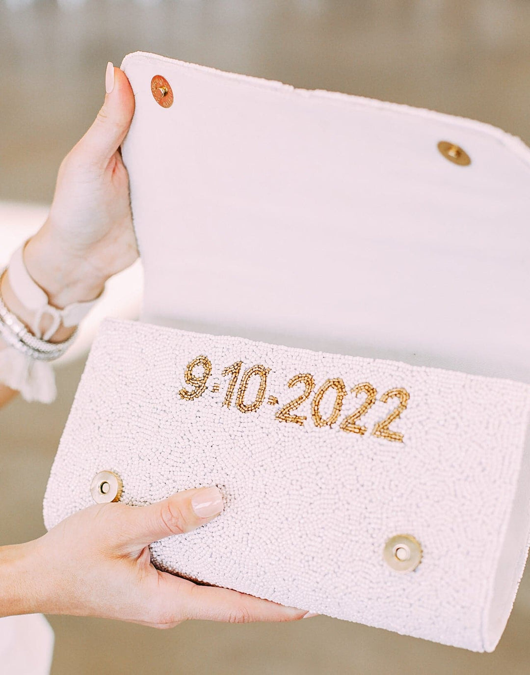 CUSTOM Beaded Clutch