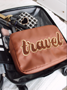 Travel XL - Brown Embroidery