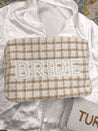 Bride Pearl XL - Beige Plaid